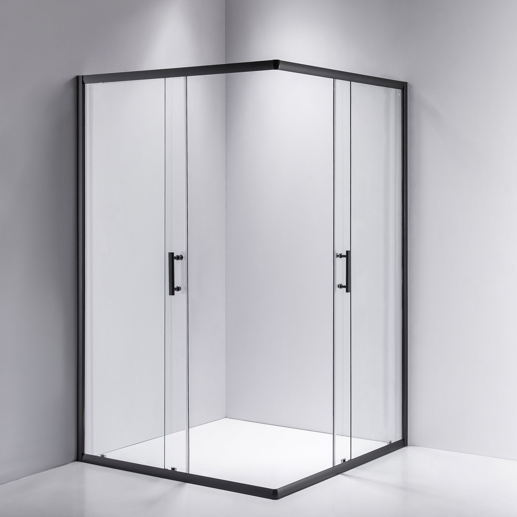 1000 X 1000Mm Sliding Door Nano Safety Glass Shower Screen By Della Francesca Shower Enclosures
