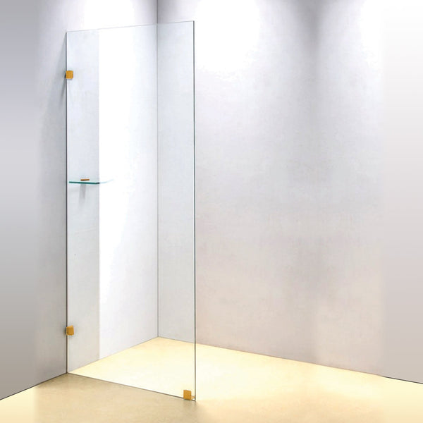 900 X 2100Mm Frameless 10Mm Safety Glass Shower Screen Shower Enclosures