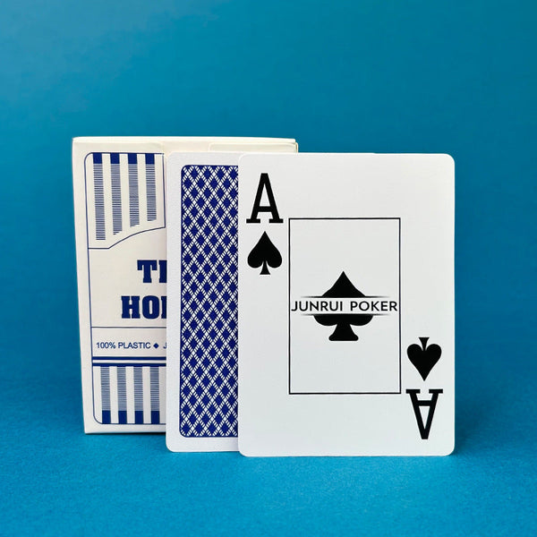 Texas Hold'em Pvc Waterproof Poker Coarse Frosted Pro Authorized Wide & Large Printed Playing Cards