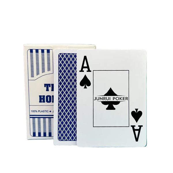 Texas Hold'em Pvc Waterproof Poker Coarse Frosted Pro Authorized Wide & Large Printed Playing Cards