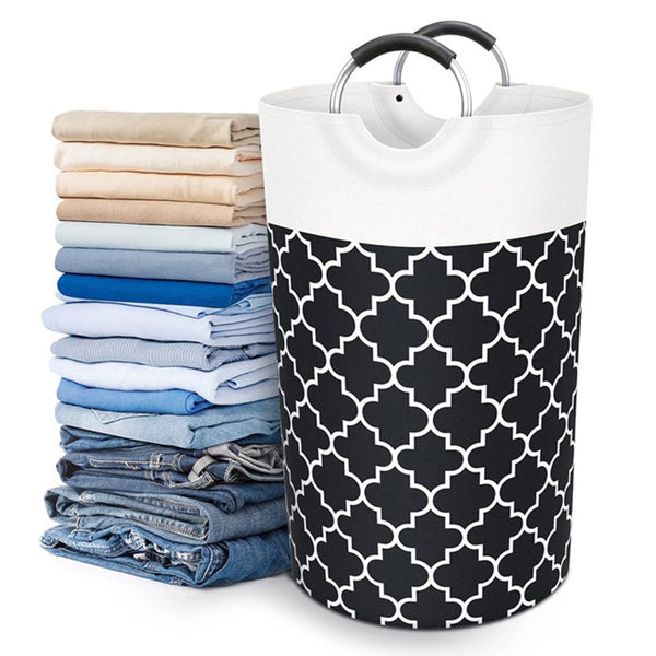 82L Laundry Basket Hamper Bag Washing Bin Clothes Collaps Aluminum Laundry Baskets & Hampers