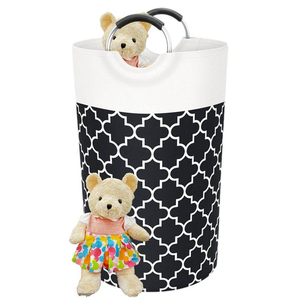 82L Laundry Basket Hamper Bag Washing Bin Clothes Collaps Aluminum Laundry Baskets & Hampers