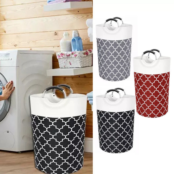 82L Laundry Basket Hamper Bag Washing Bin Clothes Collaps Aluminum Laundry Baskets & Hampers