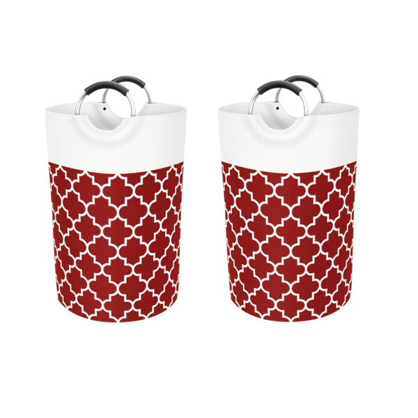 82L Laundry Basket Hamper Bag Washing Bin Clothes Collaps Aluminum Laundry Baskets & Hampers