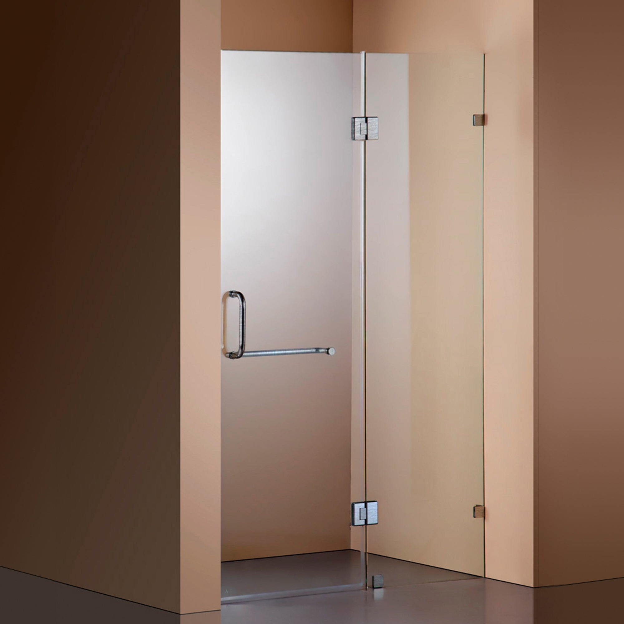 100 X 200Cm Wall To Frameless Shower Screen 10Mm Glass By Della Francesca Shower Enclosures