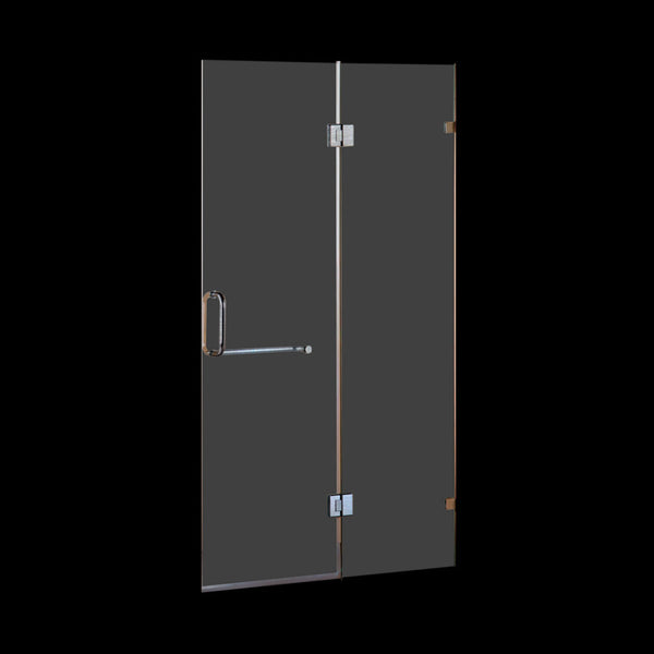 100 X 200Cm Wall To Frameless Shower Screen 10Mm Glass By Della Francesca Shower Enclosures