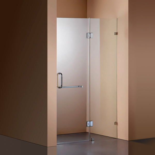 120 X 200Cm Wall To Frameless Shower Screen 10Mm Glass By Della Francesca Shower Enclosures