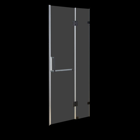 100 X 200Cm Wall To Frameless Shower Screen 10Mm Glass By Della Francesca Shower Enclosures