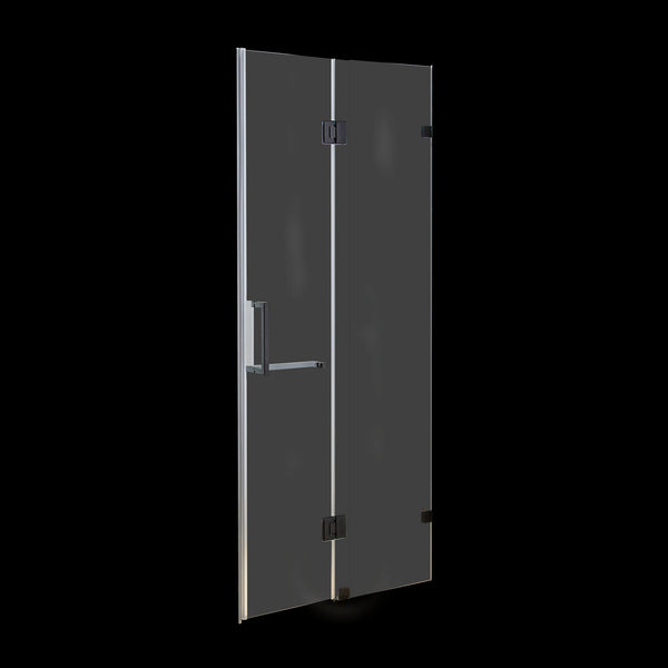 120 X 200Cm Wall To Frameless Shower Screen 10Mm Glass By Della Francesca Shower Enclosures