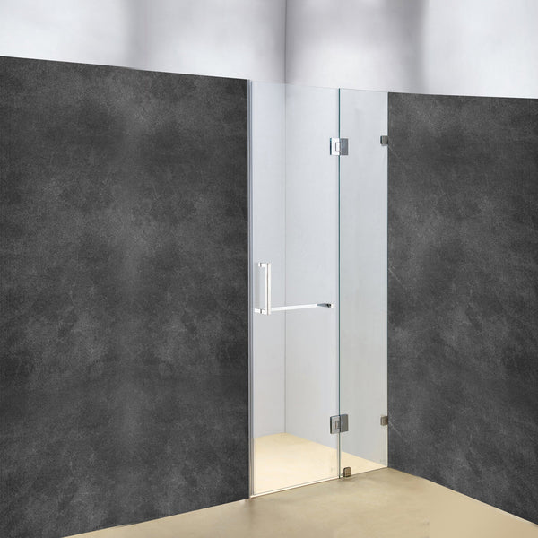 120 X 200Cm Wall To Frameless Shower Screen 10Mm Glass By Della Francesca Shower Enclosures