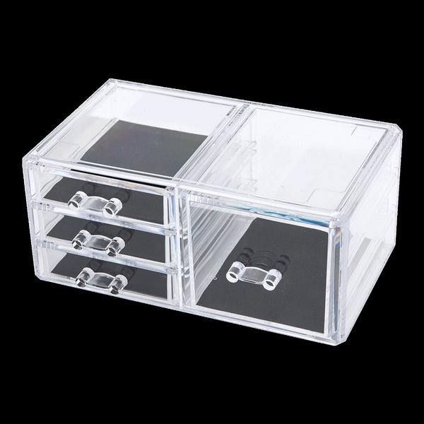 11 Drawers Clear Acrylic Tower Organiser Cosmetic Jewellery Luxury Storage Cabinet Dressers & Chests Of Drawers