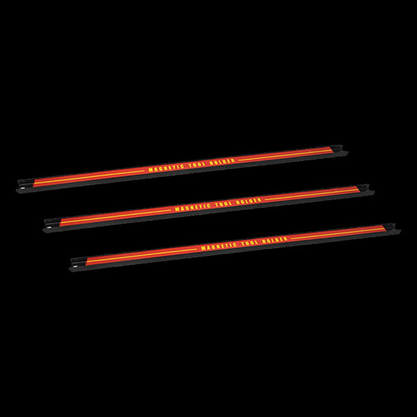 3 X 61Cm Magnetic Wall Mounted Tool Holder Storage Organiser Garage Workshop Other Tool Storage