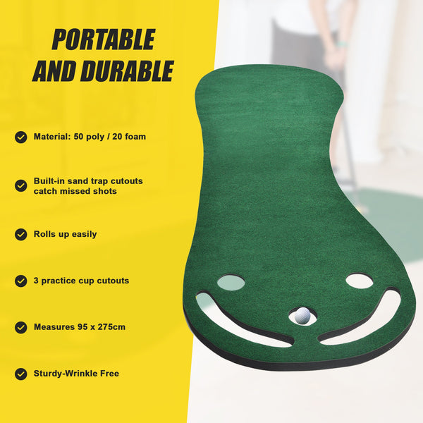 Golf Putting Green Par Three 95Cm X 275Cm Putting Greens & Aids