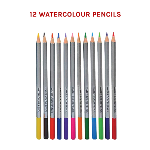 Art Sketch Pencils Oil Drawing Colouring Graphite Charcoal Set 72Pcs/Set Art Pencils & Charcoal