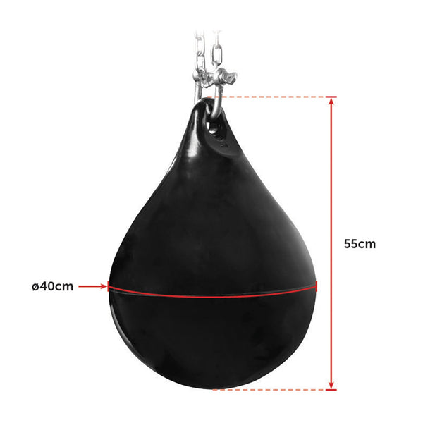 30L Water Punching Bag Aqua With D Shackle And Chain Punching Bags