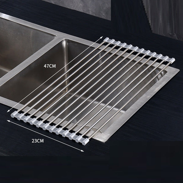 Multifunctional Foldable Kitchen Sink Rack Dish Drainer Household Pot Mat Organizer Sink Organisers