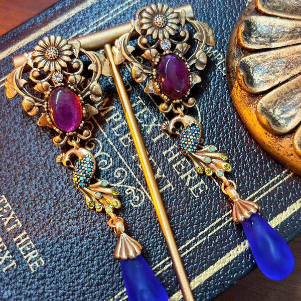 Veile Studios Palace Retro Copper Plated Genuine Gold Diameter 35 Centimetre Height 9 Earrings