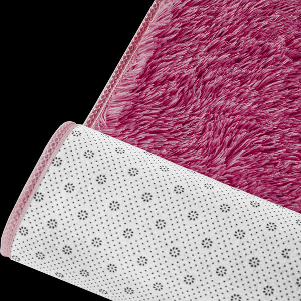 200X140cm Floor Large Shaggy Area Carpet Bedroom Living Room Mat Burgundy Rugs