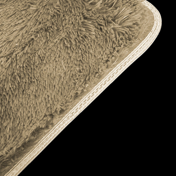 200X140cm Floor Large Shaggy Area Carpet Bedroom Living Room Mat Beige Rugs