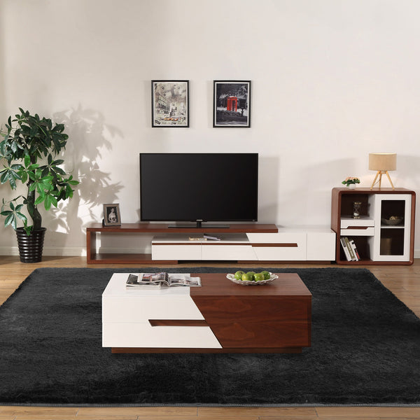230X200cm Floor Large Shaggy Area Carpet Bedroom Living Room Mat Black Rugs