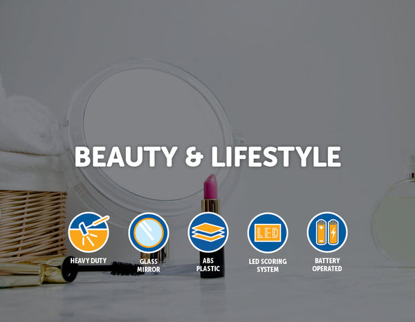 Makeup Mirror With Led Light Standing Magnifying Tri Fold Touch Makeup Mirrors