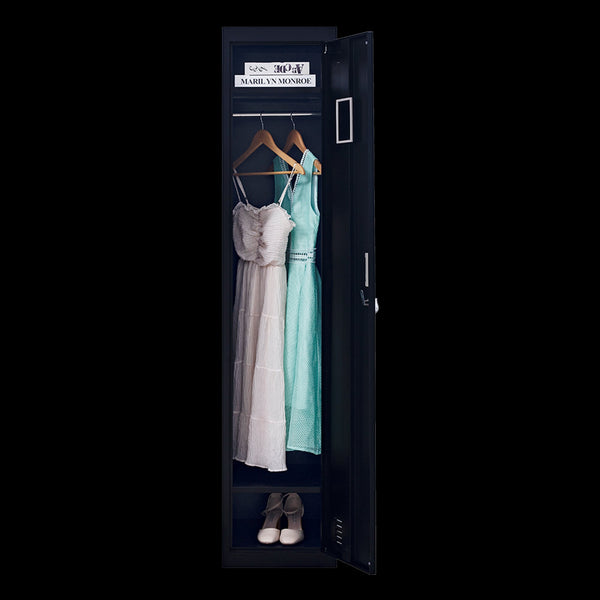 One Door Office Gym Shed Clothing Locker Cabinet Black 3 Digit Combination Cabinets & Cupboards