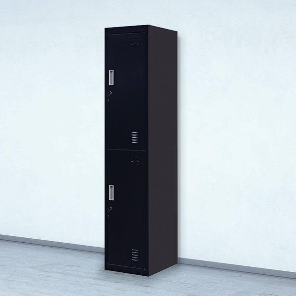 2 Door Vertical Locker For Office Gym Shed School Home Storage Cabinets & Cupboards