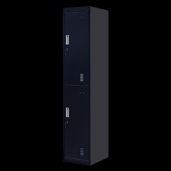 2 Door Vertical Locker For Office Gym Shed School Home Storage Cabinets & Cupboards