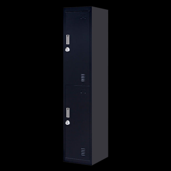 2 Door Vertical Locker For Office Gym Shed School Home Storage Cabinets & Cupboards