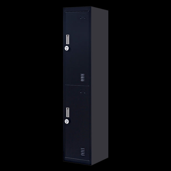 2 Door Vertical Locker For Office Gym Shed School Home Storage Cabinets & Cupboards