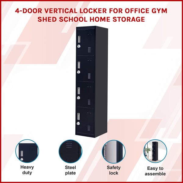 4 Door Locker Office/Gym Cabinets & Cupboards