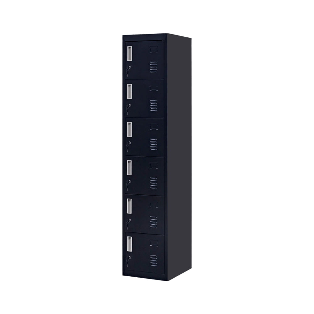 6 Door Locker For Office Gym Shed School Home Storage Storage Units