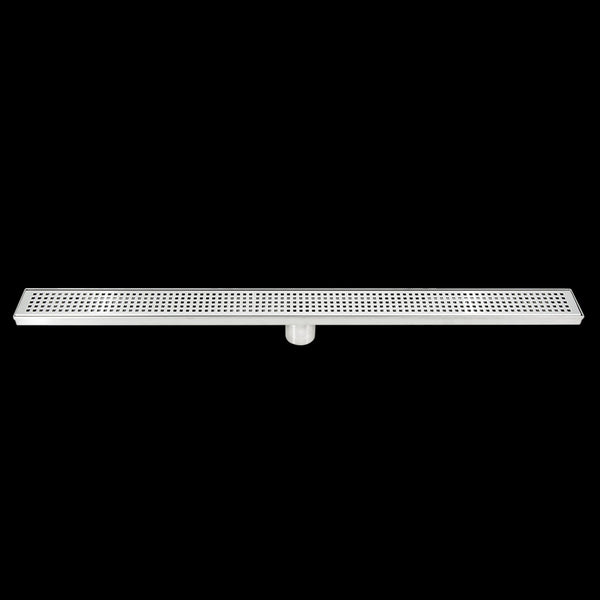 900Mm Bathroom Shower Stainless Steel Grate Drain W/Centre Outlet Floor Waste Square Pattern Drain Grates