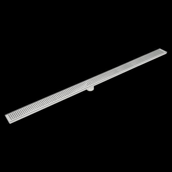 1200Mm Bathroom Shower Stainless Steel Grate Drain W/Centre Outlet Floor Waste Square Pattern Drain Grates