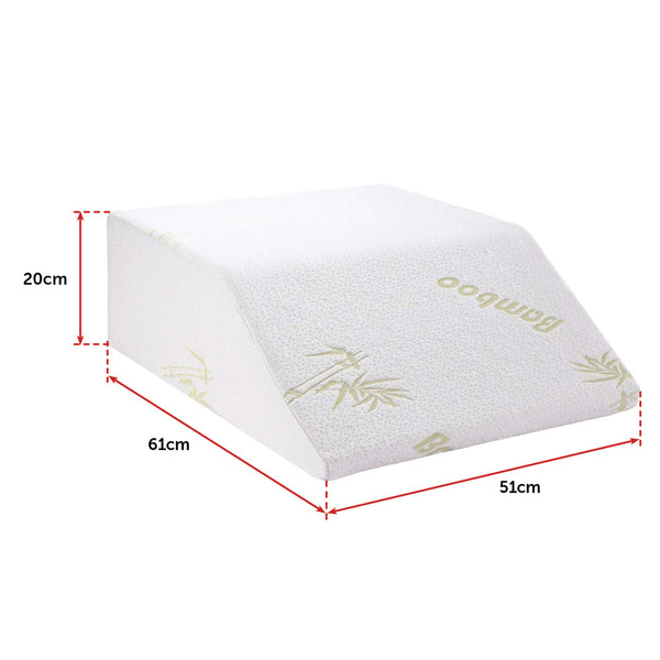 Wedge Elevation Pillow Cool Gel Memory Foam Leg Raiser Support Cushion Pillows