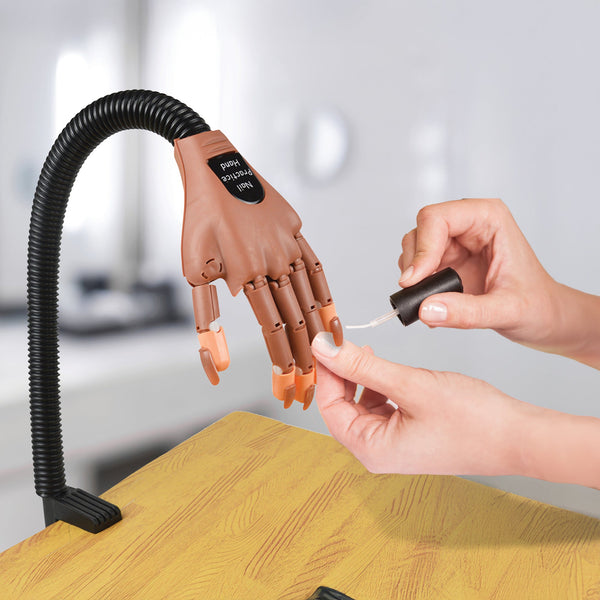 Practice Hand Model For Nail Art Training And Display Manicure With False Nails Nail Art Tools