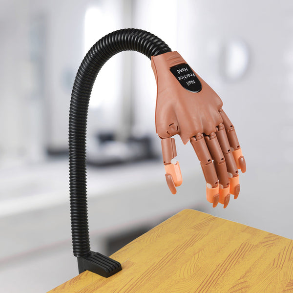 Practice Hand Model For Nail Art Training And Display Manicure With False Nails Nail Art Tools