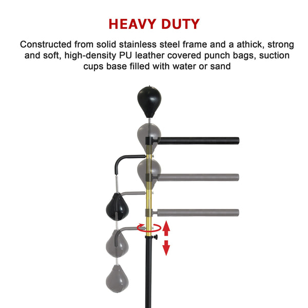 Free Standing Punching Bag Speedball Boxing Reflex Training Target Dummy Gym Punching Bags