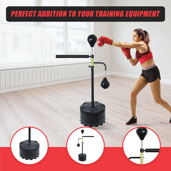Free Standing Punching Bag Speedball Boxing Reflex Training Target Dummy Gym Punching Bags
