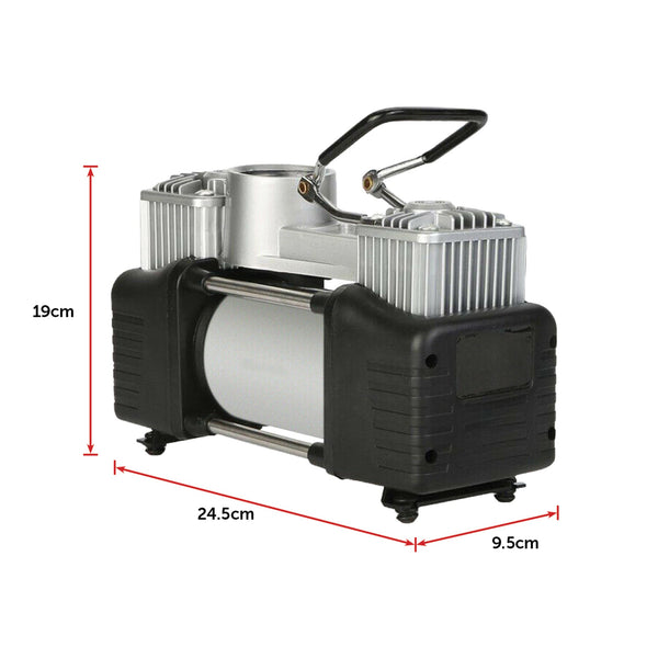 12V Car Air Compressor 4X4 Tyre Deflator 4Wd Inflator Portable 85L/Min Air Compressors