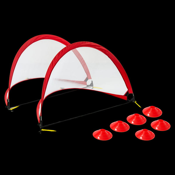 Kids Soccer Goal Set With Cones Training Aids