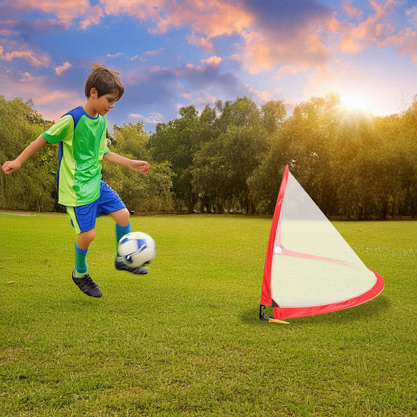 Kids Soccer Goal Set With Cones Training Aids