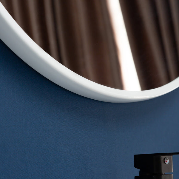 Della Francesca 70Cm Round Wall Mirror Bathroom Makeup By Placeholder