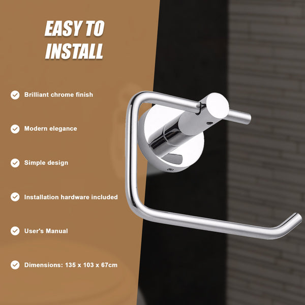 Classic Chrome Toilet Paper Holder Bathroom Toilet Paper Holders & Storage