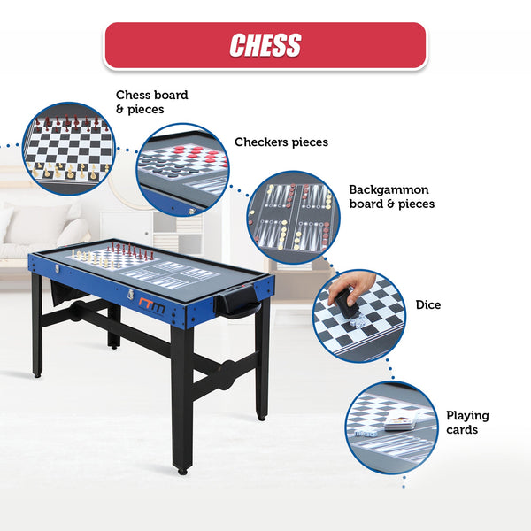 4Ft 12 In Combo Games Tables Foosball Soccer Basketball Hockey Pool Tennis Other Table Tennis