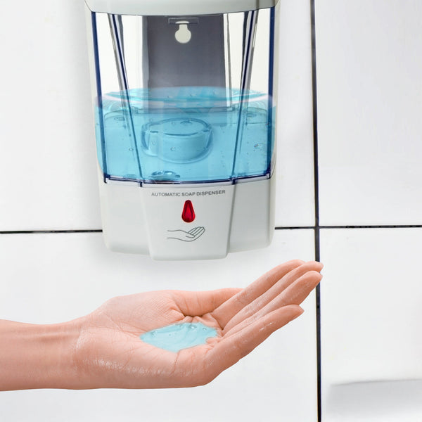 Automatic Liquid Soap/Alcohol Sanitizer Dispenser 700Ml Hands Free Sensor Wall Soap Dishes & Dispensers