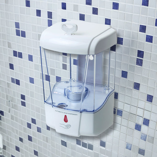 Automatic Liquid Soap/Alcohol Sanitizer Dispenser 700Ml Hands Free Sensor Wall Soap Dishes & Dispensers