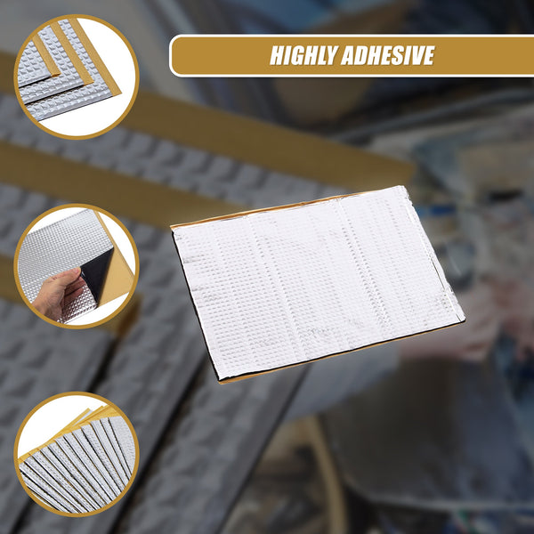 Sound Deadening Mat 20 Sheets 20Sq.Ft Car Vibration Proofing Floor Mats Carpets