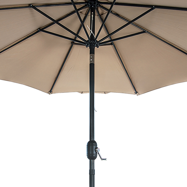 9Ft Patio Umbrella Outdoor Garden Table With 8 Sturdy Ribs Patio & Garden Tables