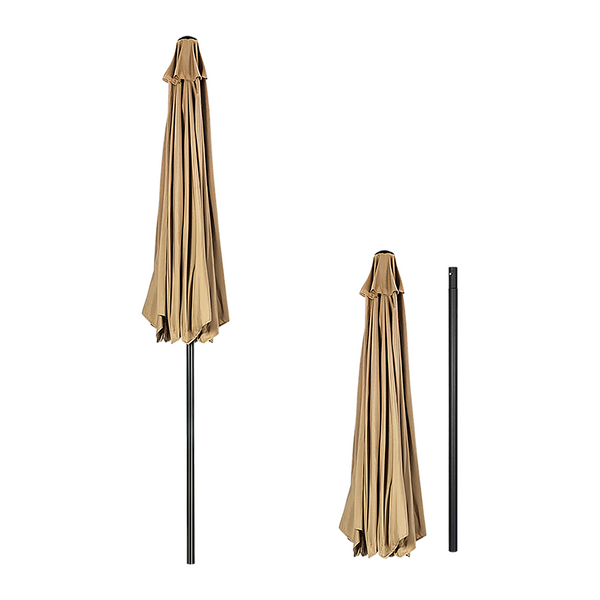 9Ft Patio Umbrella Outdoor Garden Table With 8 Sturdy Ribs Patio & Garden Tables